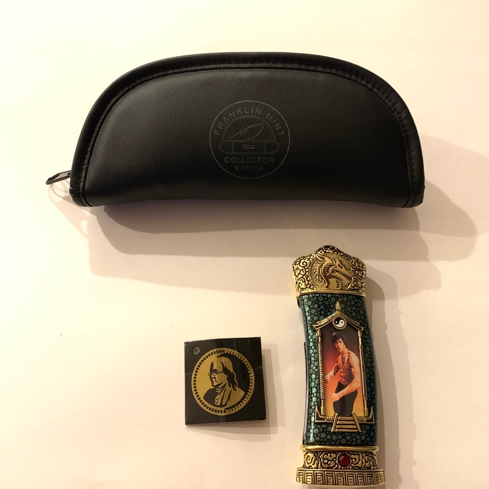 Franklin Mint Collector's Knife Bruce Lee With Case